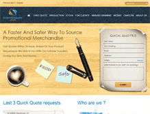 Tablet Screenshot of gopromosupplier.com